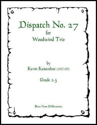 Dispatch No. 27 Flute, Oboe & Bassoon cover Thumbnail